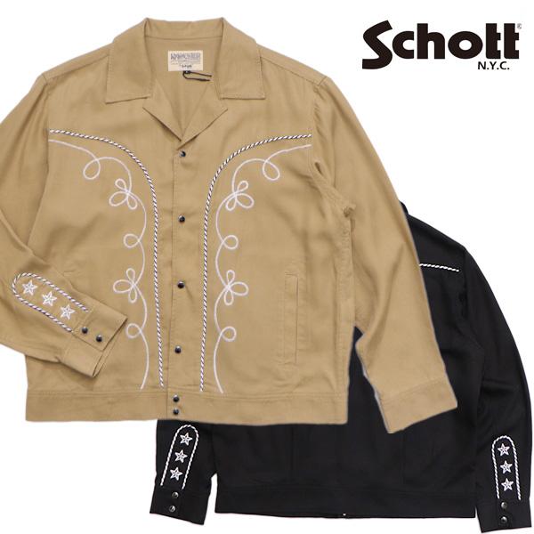 ショット【Schott】782-6152005 LYOCELL WESTERN JACKET リヨセ...