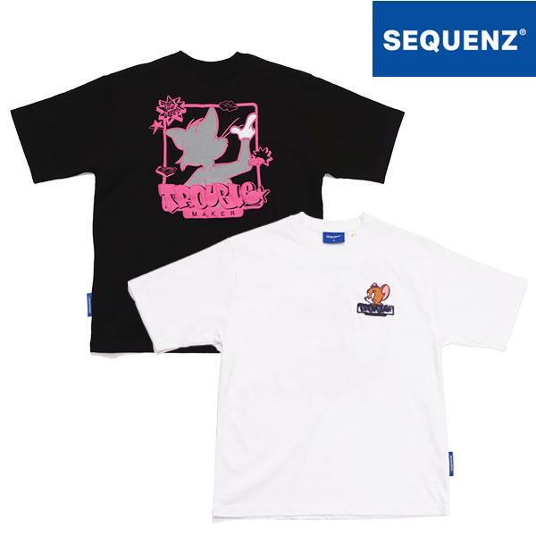 シークエンズ【SEQUENZ】トムとジェリー Tシャツ TOM AND JERRY TEE 半袖 ユ...