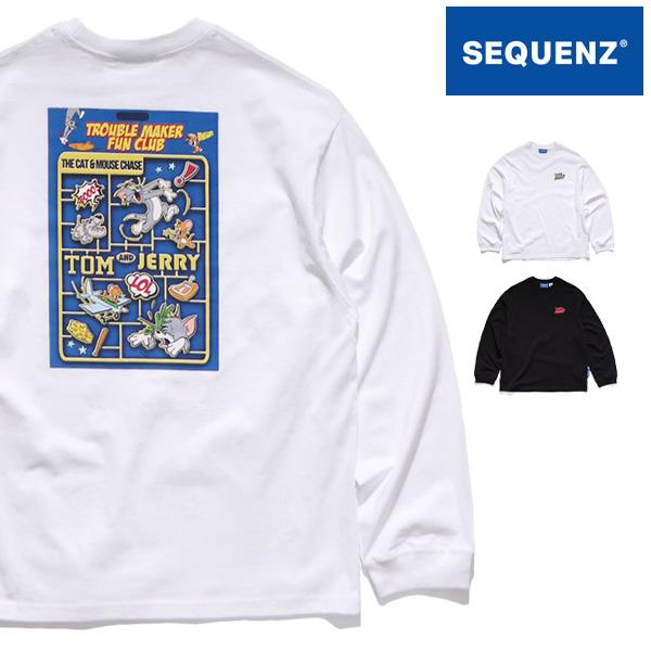 シークエンズ【SEQUENZ】TJ PLASTIC MODEL L/S TEE トムとジェリー ロン...