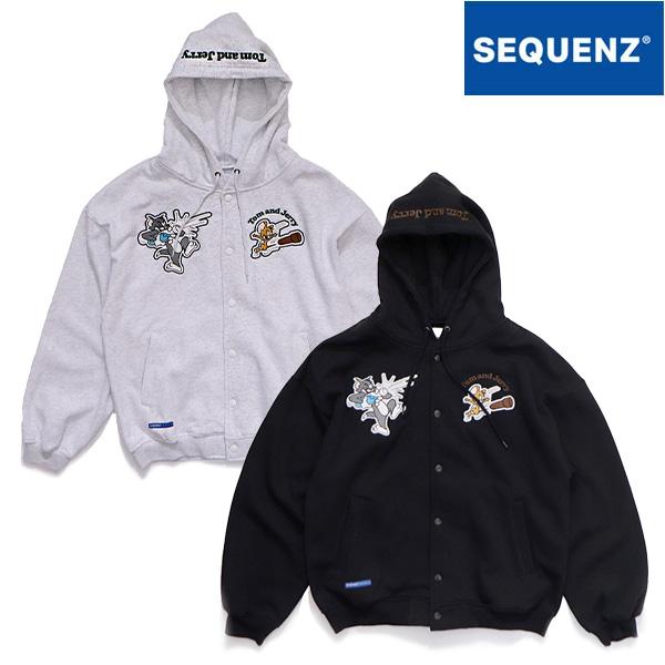 シークエンズ【SEQUENZ】TJ RAMUNE SHOT SNAP HOODIE トムとジェリー ...
