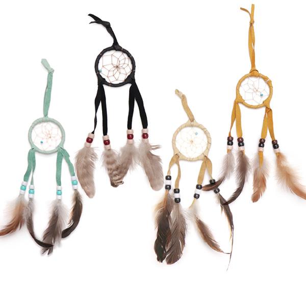 インディアンジュエリー【Indian Jewelry】ドリームキャッチャー 魔除け お守り 幸運 羽...