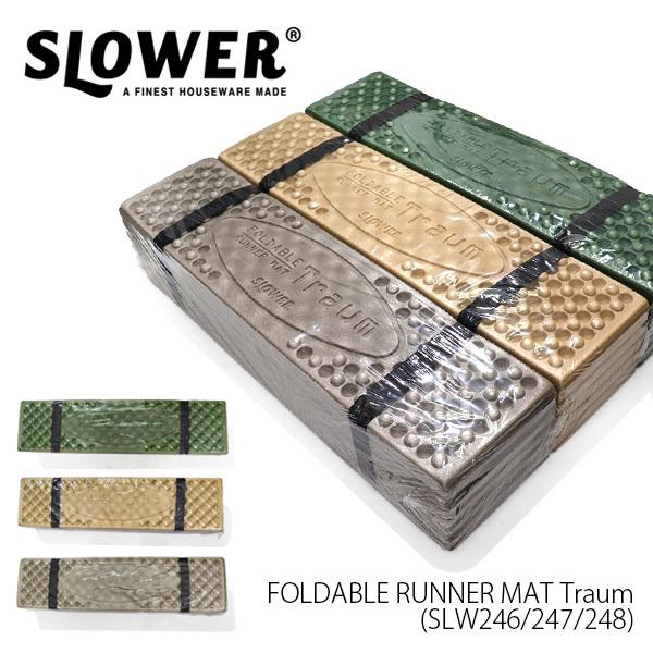 スロウワー【SLOWER】FOLDABLE RUNNER MAT Traum クッションマット ヨガ...
