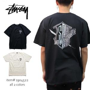 ステューシー/STUSSY 1904522 COAT OF ARMS PIG.DYED TEE メンズ 半袖 Tシャツ ロゴ stussy トップス コットン 人気【ネコポス発送送料無料】