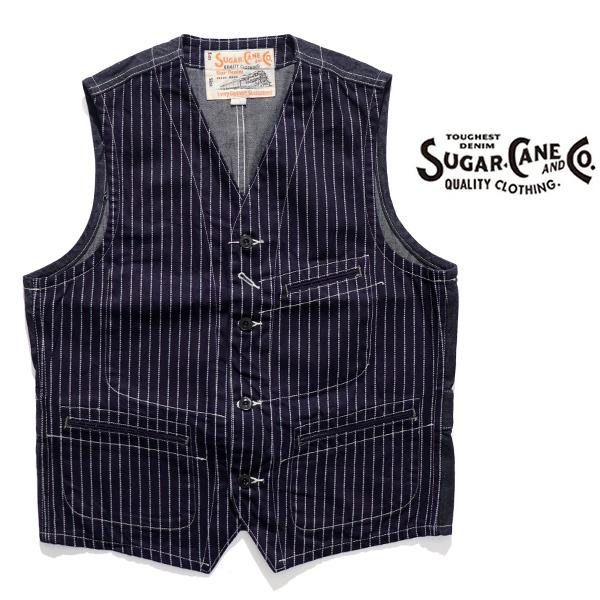 爆買 シュガーケーン【SUGAR CANE】SC12654 9oz. WABASH STRIPE W...