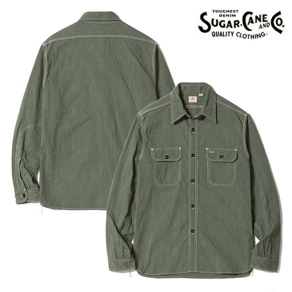 シュガーケーン【SUGAR CANE】SC25511 JEAN CORD WORK SHIRT (L...