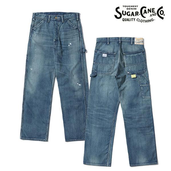シュガーケーン【SUGAR CANE】11oz. BLUE DENIM WORK PANTS AGE...
