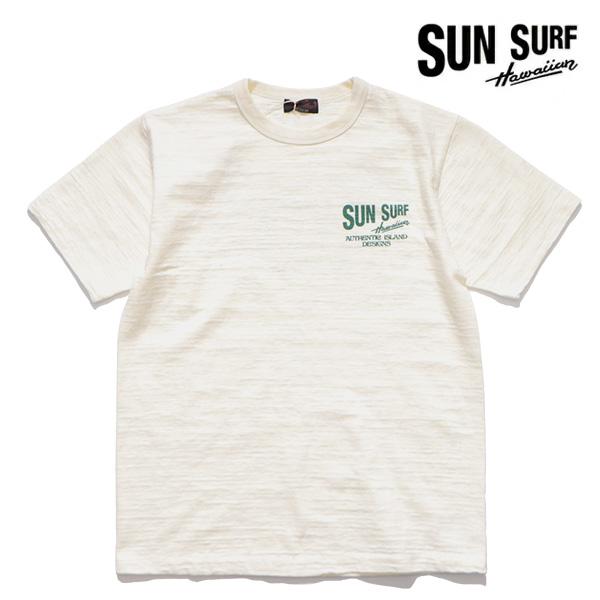 サンサーフ【SUN SURF】SS79716 Tシャツ 半袖 ロゴ バックデザイン サーファー メン...