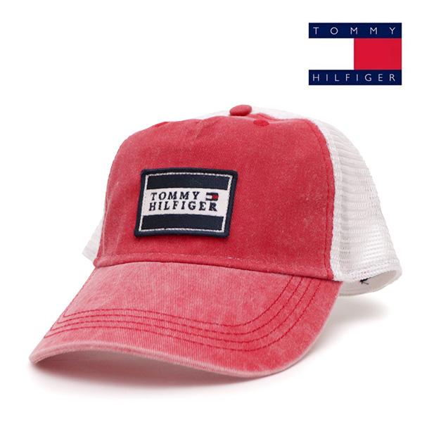 トミーヒルフィガー【TOMMY HILFIGER】69J5964 メッシュキャップ PAPAYA P...