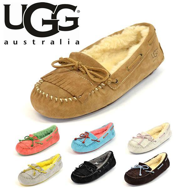 【UGG/アグ】正規品 MANDIE/マンディもこもこムートンモカシン♪スリッポン スエード/レディ...