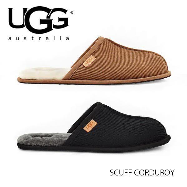 【UGG/アグ】正規品 メンズ SCUFF CORDUROY/スカッフコーデュロイ スリッパ ルーム...