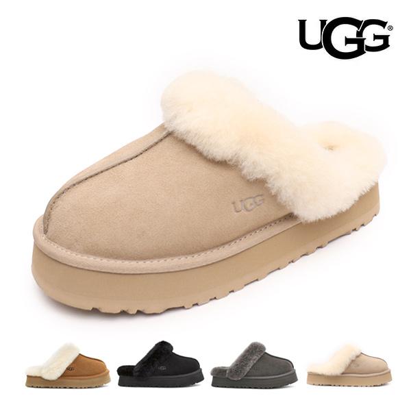 【UGG/アグ】1122550 DISQUETTE ディスケット ウィメンズ ムートン スリッパ サ...