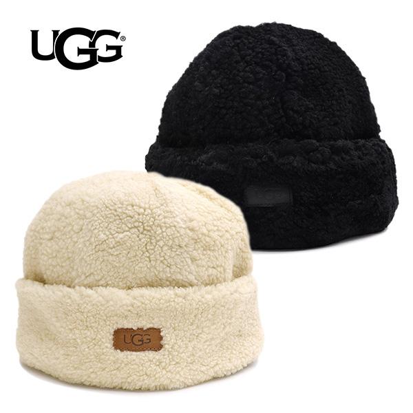 【UGG/アグ】21621 CURLY SHEEPSKIN CUFF HAT シープスキン カフ ハ...