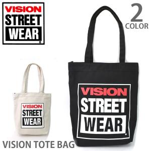 ヴィジョン/ VISION キャンバス トートバッグ VST805　VISION STREET WEAR ショルダーバッグ ロゴ ビジョ｜bobsstore