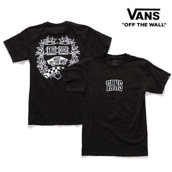 バンズ【VANS】ACADEMY CREST SS TEE メンズ Tシャツ トップス ロゴ スケー...