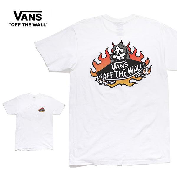 バンズ【VANS】FUEGO SKELETON LOGO SS TEE メンズ トップス 半袖 Tシ...