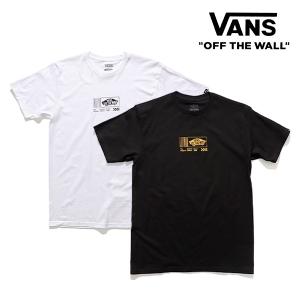 バンズ【VANS】TRANSFIXED 3 SS TEE メンズ トップス 半袖 Tシャツ カットソー クラシックフィット ロゴ ホワイト ブラック【ネコポス発送無料】｜bobsstore