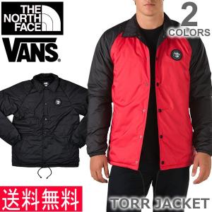 バンズ【VANS】ザ・ノース・フェイス【THE NORTH FACE】コラボレーション VN0A36YE コーチジャケット メンズ アウター ジャケット｜bobsstore