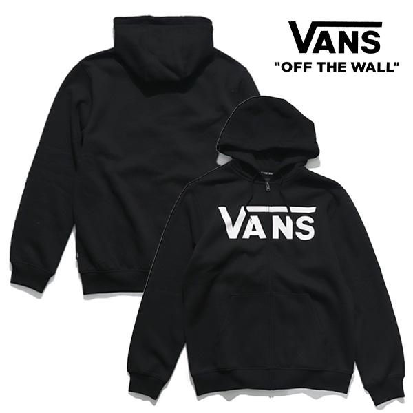 バンズ【VANS】CLASSIC ZIP HOODIE フルジップ ジッパー プルオーバー パーカー...