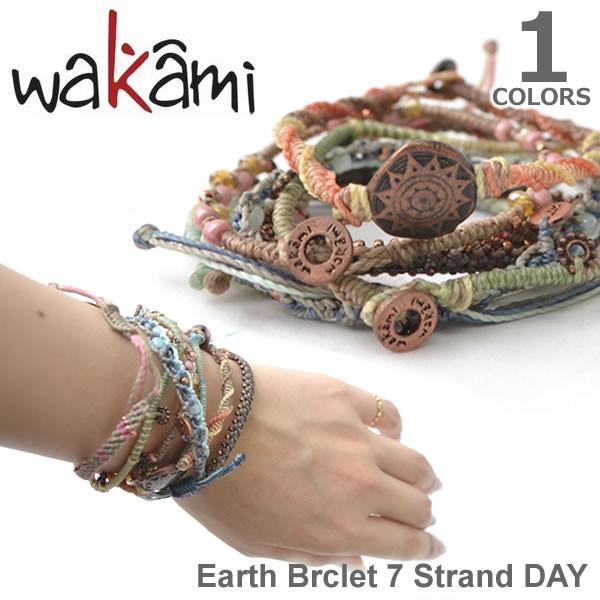 wakami/ワカミ WA0389-10 Earth Brclet 7 Strand DAY ユニセ...
