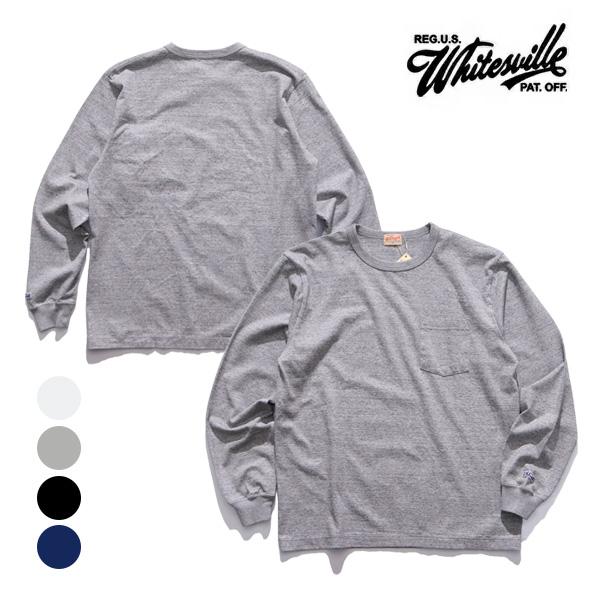 ホワイツビル【WHITES VILLE】LONG SLEEVE POCKET T-SHIRT ロング...