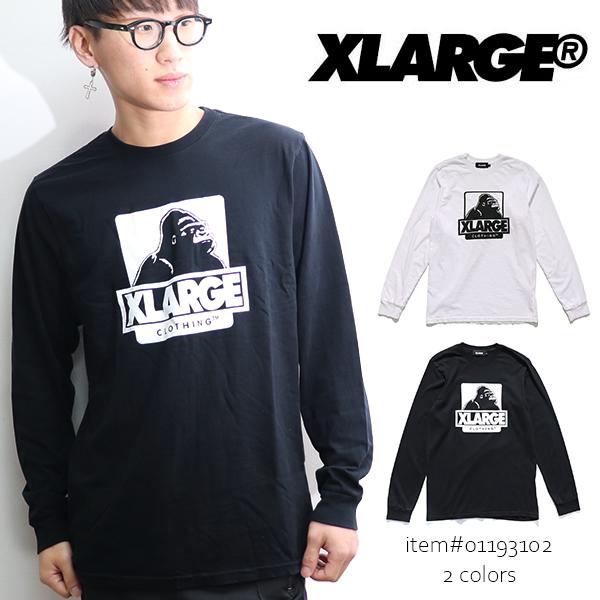 エクストララージ【X-LARGE】01193102 L/S TEE OG 長袖 Tシャツ ロンT メ...