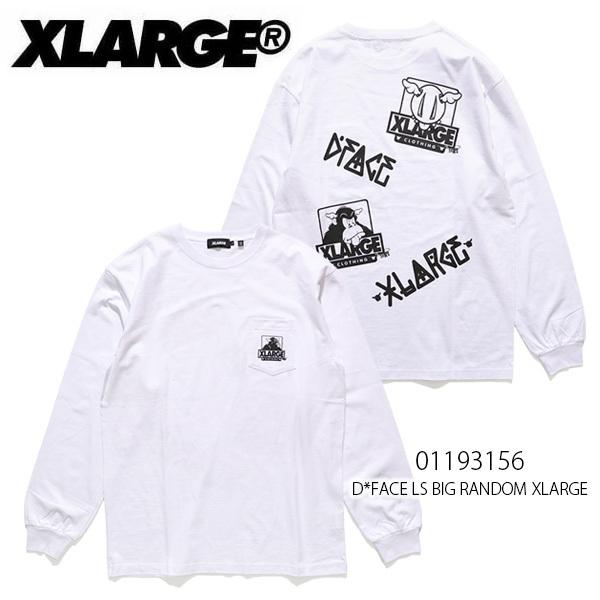 エクストララージ【X-LARGE】D*FACE LS BIG RANDOM XLARGE ロングTシ...