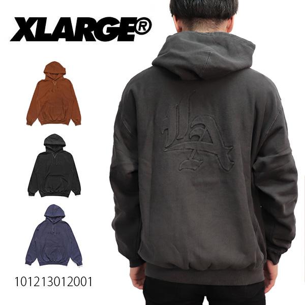 エクストララージ【X-LARGE】PIGMENT EMBOSSED PULLOVER HOODED ...