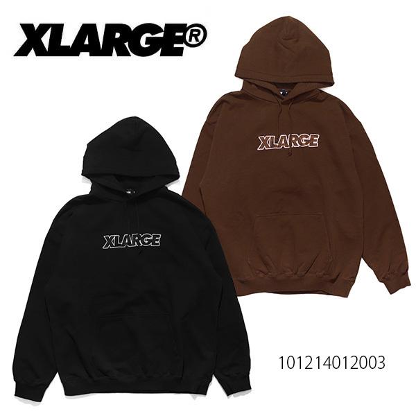 エクストララージ【X-LARGE】STANDARD LOGO PULLOVER HOODED SWE...