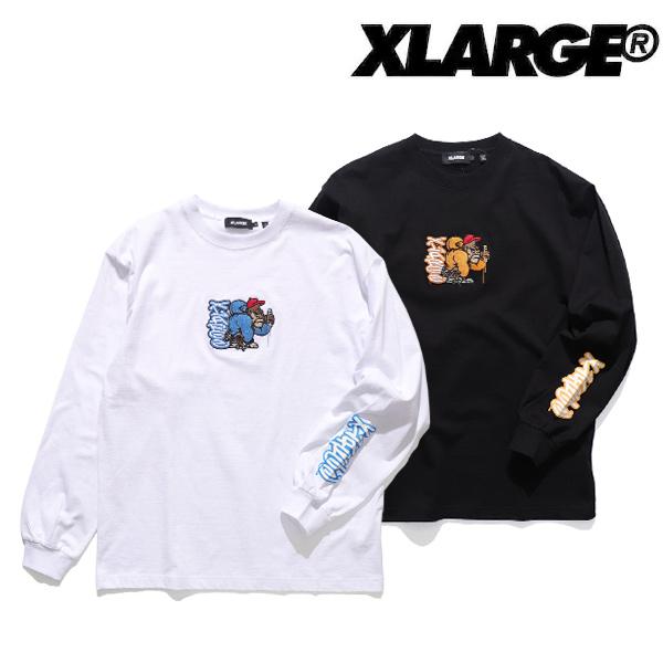 エクストララージ【X-LARGE】TAGGER GORILLA L/S TEE ロンT 長袖 カット...