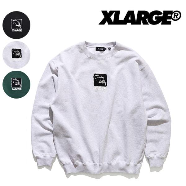 エクストララージ【X-LARGE】SQUARE OG CREWNECK SWEATSHIRT スウェ...