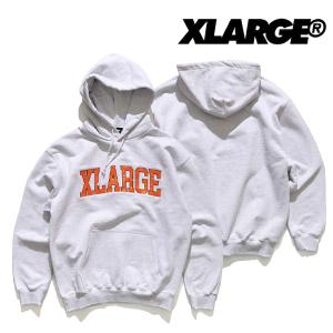 エクストララージ【X-LARGE】COLLEGE LOGO HOODED SWEATSHIRT XLARGE プルオーバーフーディー パーカー メンズ トップス 長袖 ロゴ｜bobsstore