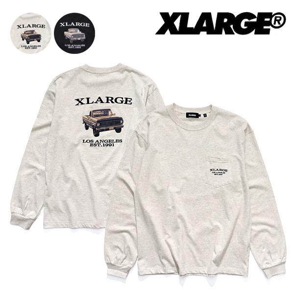 爆買 エクストララージ【X-LARGE】OLD PICK UP TRUCK L/S POCKET T...