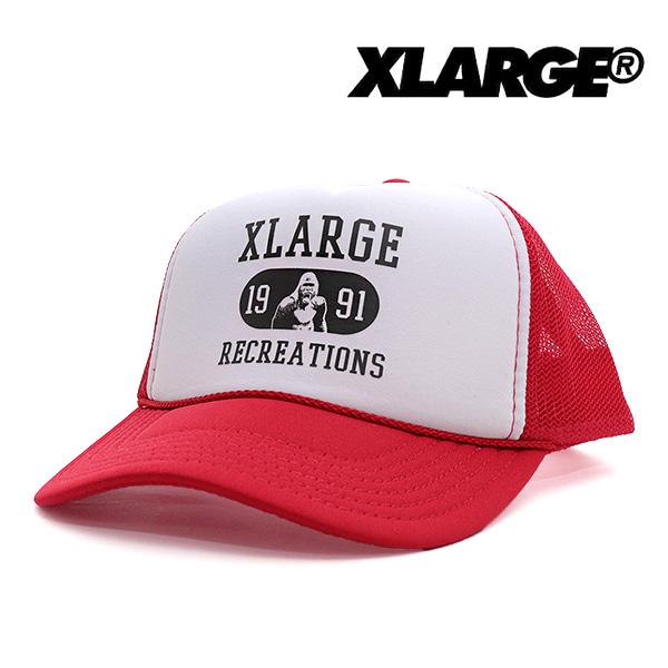 エクストララージ【X-LARGE】OG MESH CAP キャップ メッシュキャップ ロゴ ラージ ...