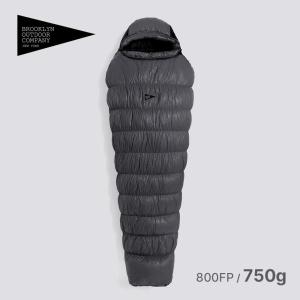 【5/7〜新価格￥28,980⇒￥39,980】BROOKLYN OUTDOOR COMPANY (ブルックリンアウトドアカンパニー) BOC The Catskills Sleeping Bag 800FP 750g