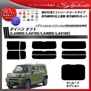 ダイハツ タフト (LA900S/LA910S/LA900S/LA910S) シルフィード カット済みカーフィルム リアセット