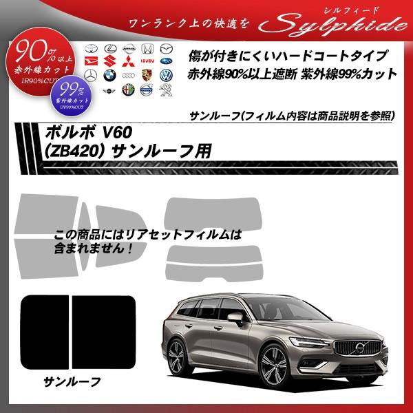 ボルボ V60 (ZB420) サンルーフ用 シルフィード カット済みカーフィルム