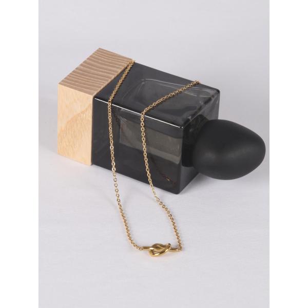 at.ginza LOVEKNOT（縁結び）ネックレス　ゴールド　スモール　結び目　おしゃれ かわい...