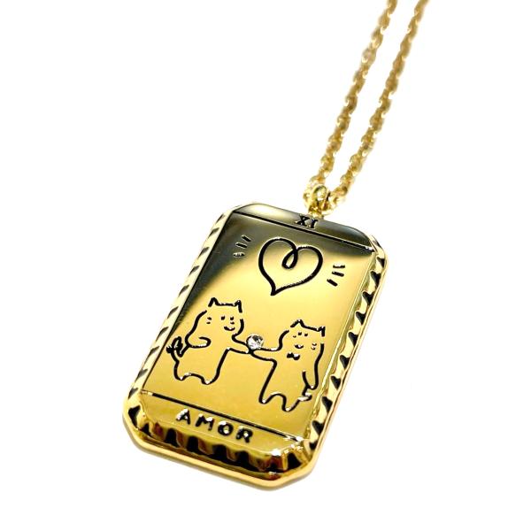 【限定商品】at.ginza AMOR ゴールドタロットネックレス　おしゃれ かわいい レディース ...