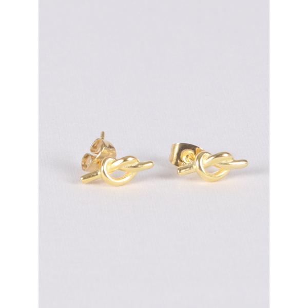 at.ginza 結び目ピアス　ゴールド　おしゃれ かわいい レディース 女性 上品 誕生日 プレゼ...