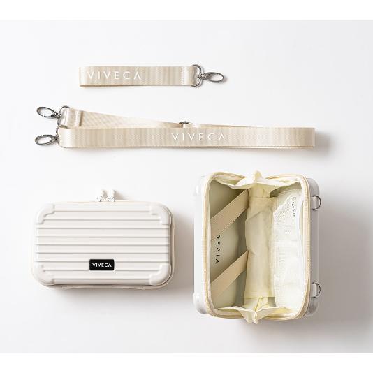 【お取り寄せ商品】VIVECA　EMS&amp;洗顔器用スーツケース型収納ポーチ(＊写真の機器は別売りです)