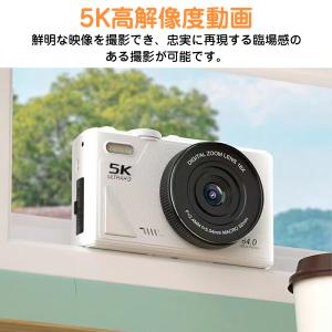 【限定セール】 デジカメ デジタルカメラ 5K...の詳細画像5