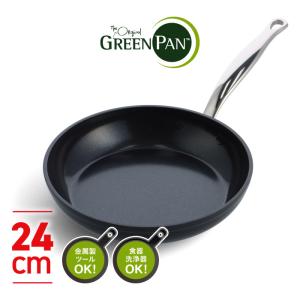 グリーンパン バルセロナプロ フライパン24cm IH対応 セラミック GREENPAN　フライパン  こびり付きにくい フッ素不使用｜Body&Soul