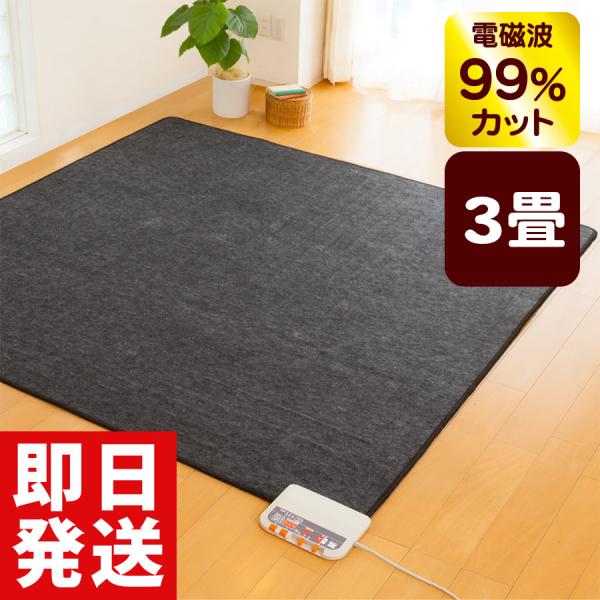 ゼンケン ホットカーペット ホットマット 本体のみ 3畳タイプ 電磁波カット 磁界カット 省電力 エ...