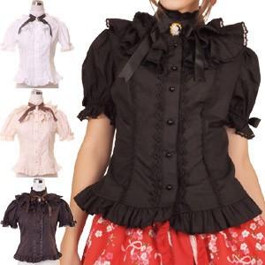 ロリータ ロリィタ ゴスロリ ブラウス 4色展開 ゴスロリ