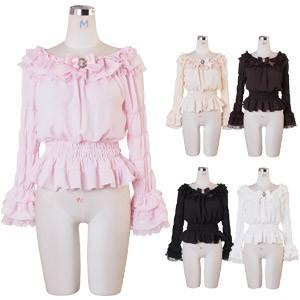 ロリータ ロリィタ ゴスロリ ブラウス 5色展開 ゴスロリ