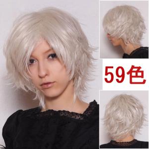 コスプレ コスプレ ウィッグ 59色展開 ショート カール