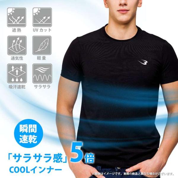 BM・DRY アクティブ・クール ハーフスリーブ BODYMAKER ボディメーカー 半袖 遮熱 U...