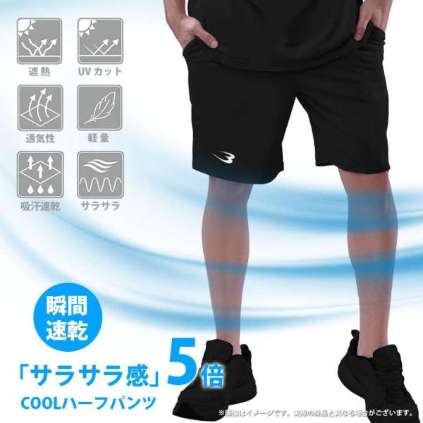 BM・DRY アクティブ・クール ハーフパンツ BODYMAKER ボディメーカー 半パン 遮熱 U...