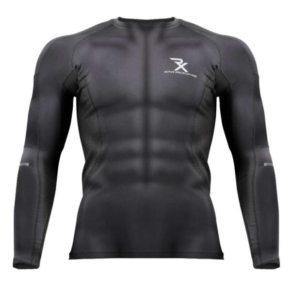 RX コンプレッション ロングスリーブ 2XL ブラック BODYMAKER ボディメーカー RX ...