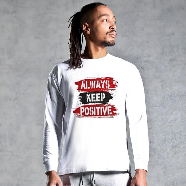 プリントTシャツ ロングスリーブ4 BODYMAKER ボディメーカー ベーシックTシャツ 長袖 ロ...